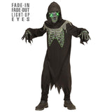 Widmann - Grim Reaper Light Up Eyes Costume - Child - Fancy Dress Central