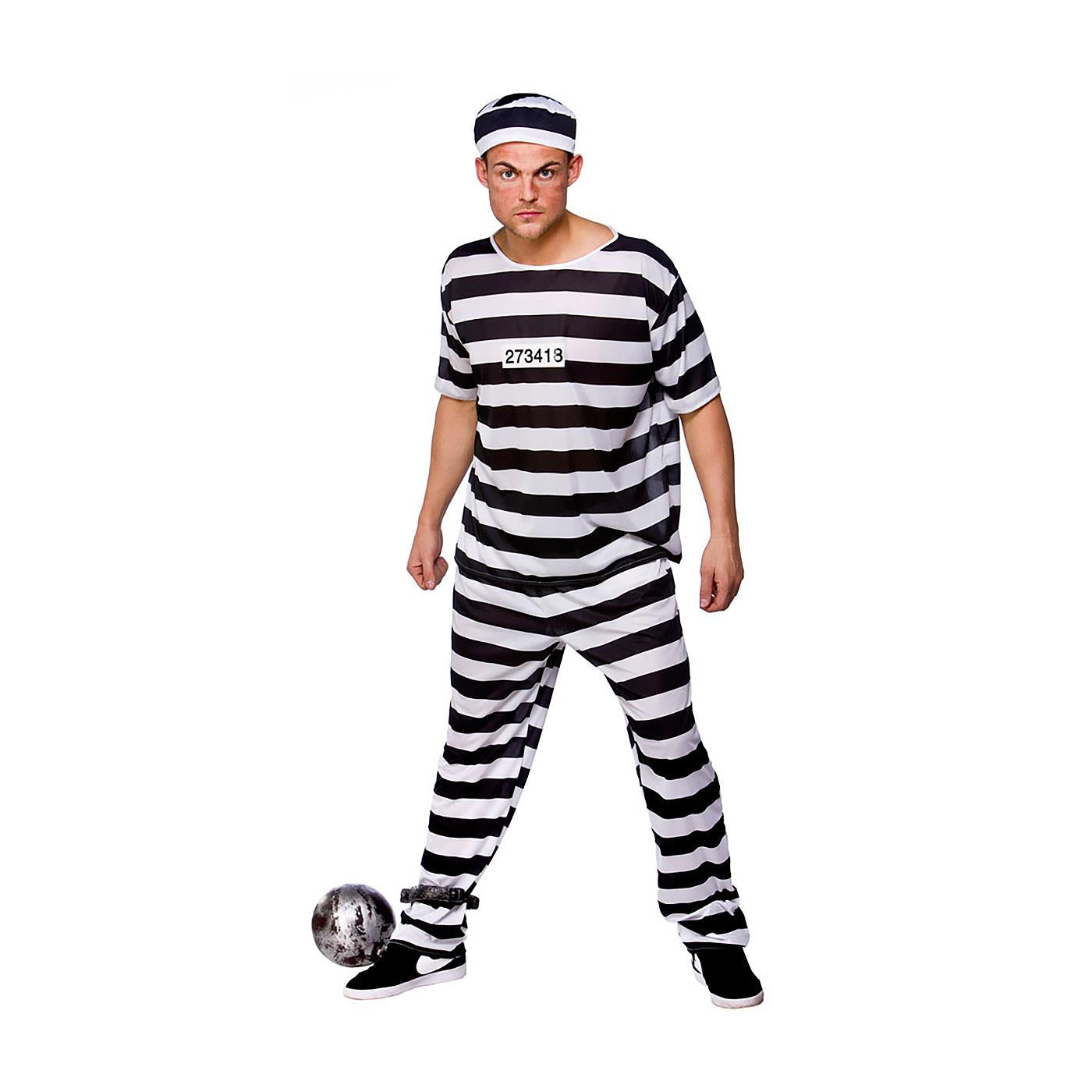 Wicked Costumes - Prison Break Convict Costume - Men