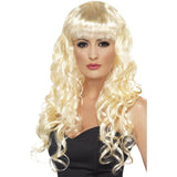 Smiffys - Curly Siren Wig (Blonde) - Adult - Fancy Dress Central