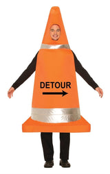 Rubies - Traffic Cone Costume - Adult - Fancy Dress Central