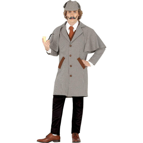 Fiestas Guirca - Detective Costume - Men - Fancy Dress Central