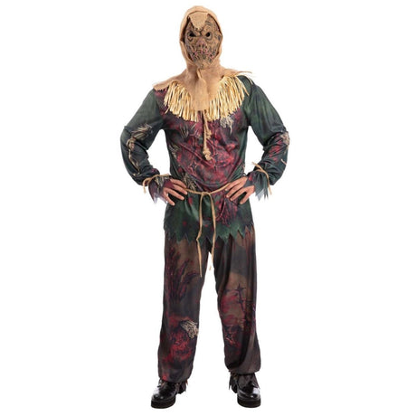 Smiffys - Horror Scarecrow Costume - Men - Fancy Dress Central