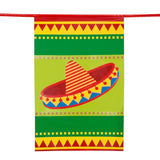 Boland - 10m Mexican Fiesta Rectangle Bunting - Fancy Dress Central