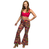 Boland - Flower Power Flare Trousers - Women - Fancy Dress Central