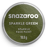 Colart - Sparkle Face Paint (18ml) - Green - Fancy Dress Central