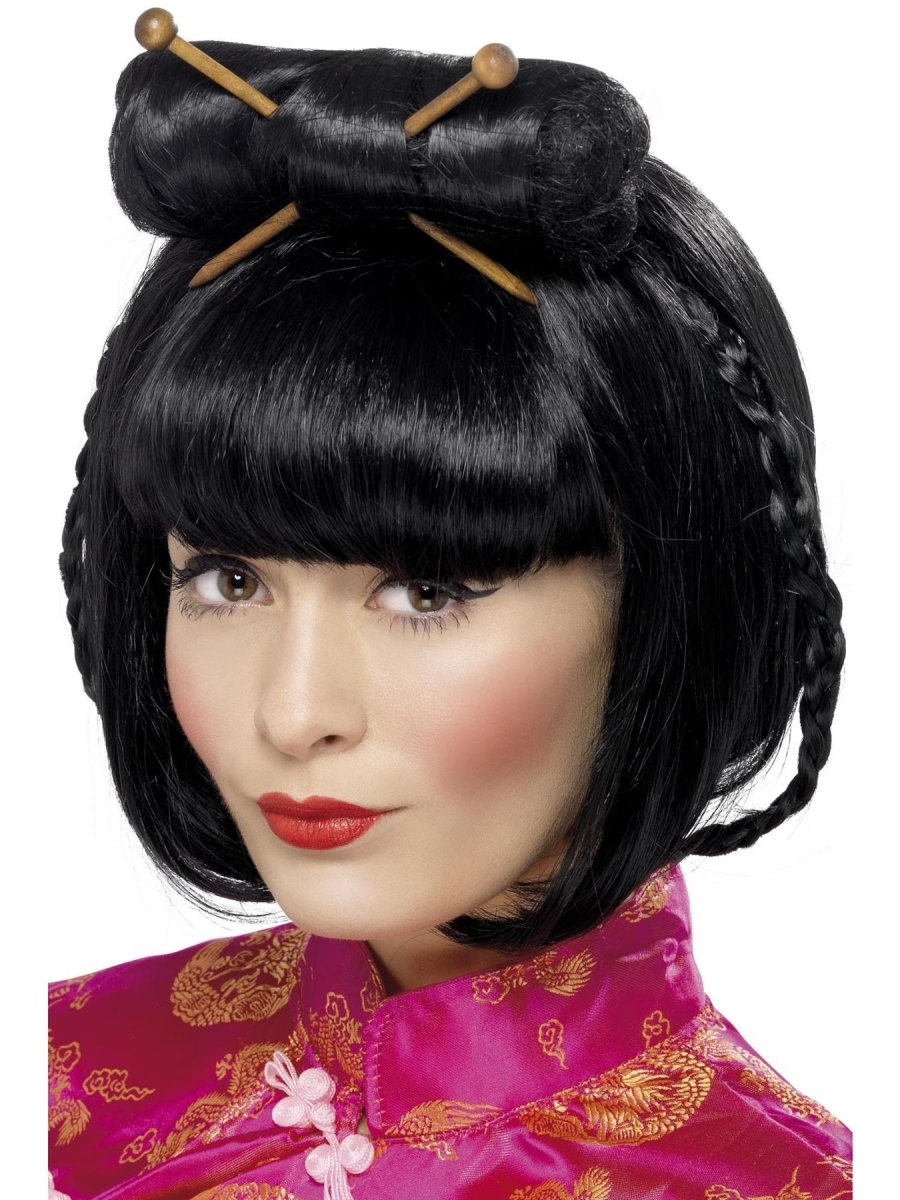 Smiffys - Japanese Lady Wig - Women - Fancy Dress Central