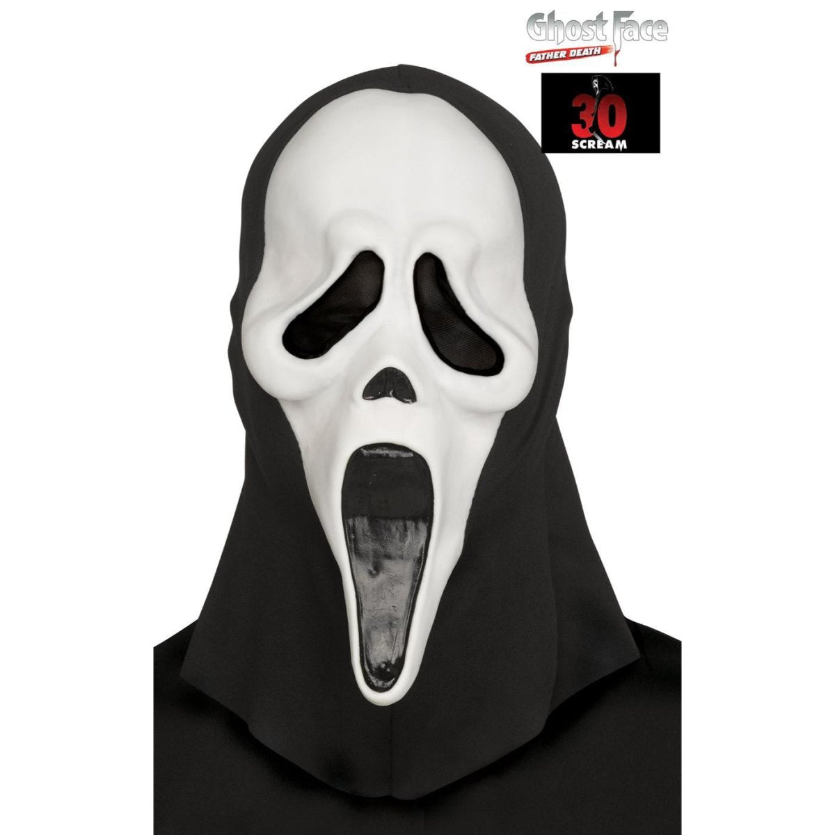 Wicked Costumes - Ghost Face Father Death 30th Anniversary Mask - Adult - Fancy Dress Central