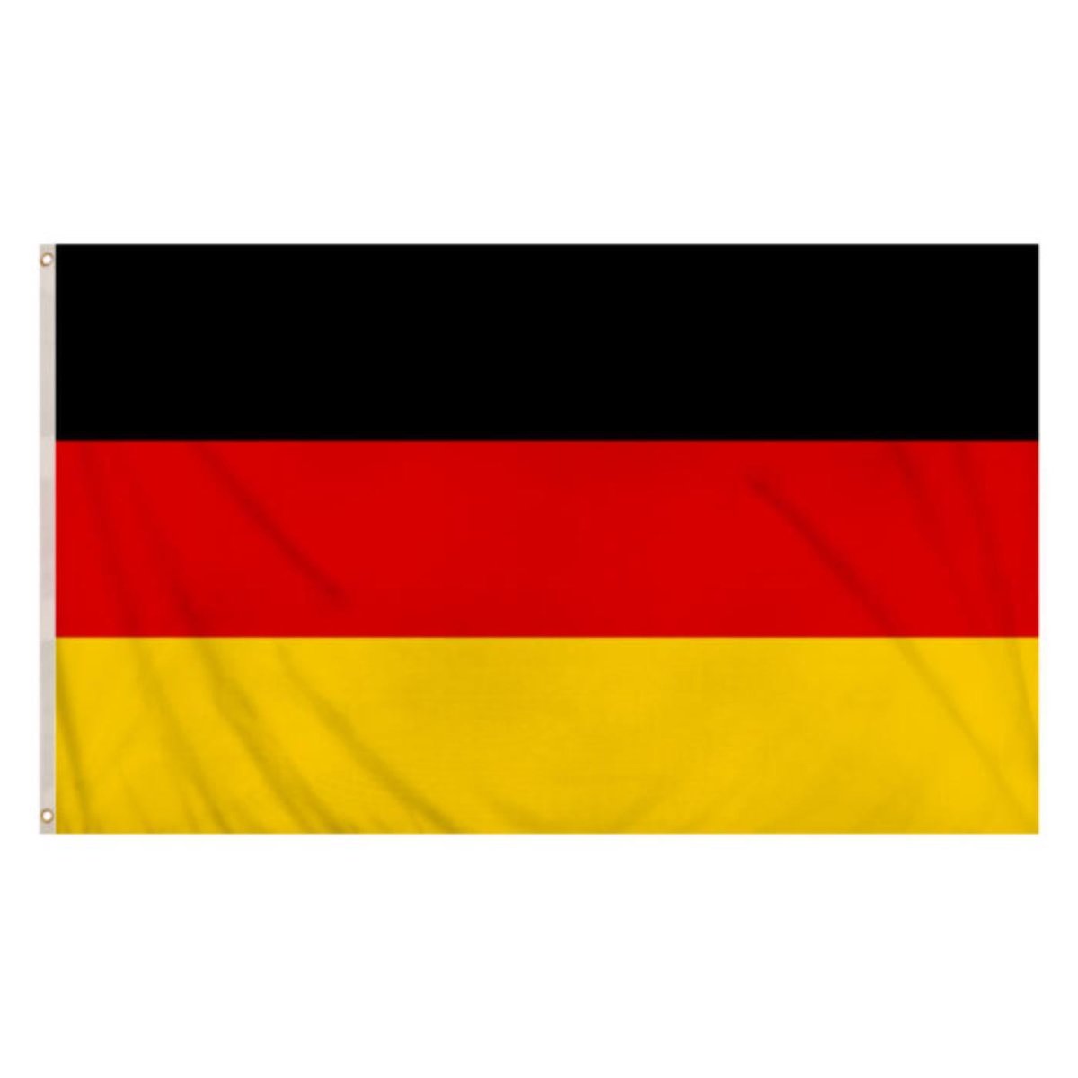 Henbrandt - Germany Flag (5ft x 3ft) - Fancy Dress Central