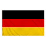 Henbrandt - Germany Flag (5ft x 3ft) - Fancy Dress Central