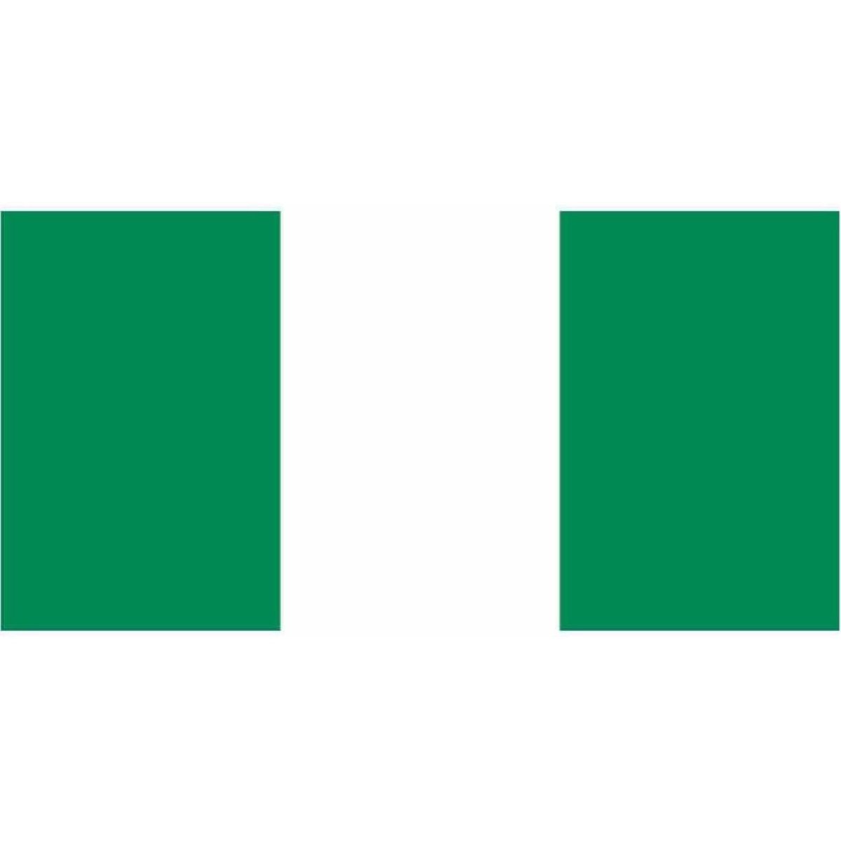Henbrandt - Nigeria Flag (5ft x 3ft) - Fancy Dress Central