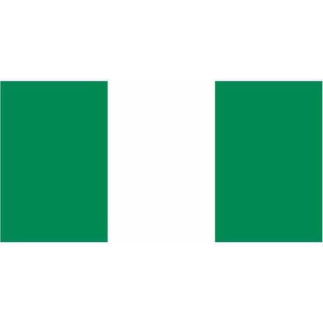 Henbrandt - Nigeria Flag (5ft x 3ft) - Fancy Dress Central