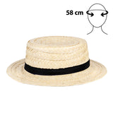 Straw Boater Hat - Men