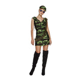 Smiffys - Fever Combat Girl Army Costume - Women