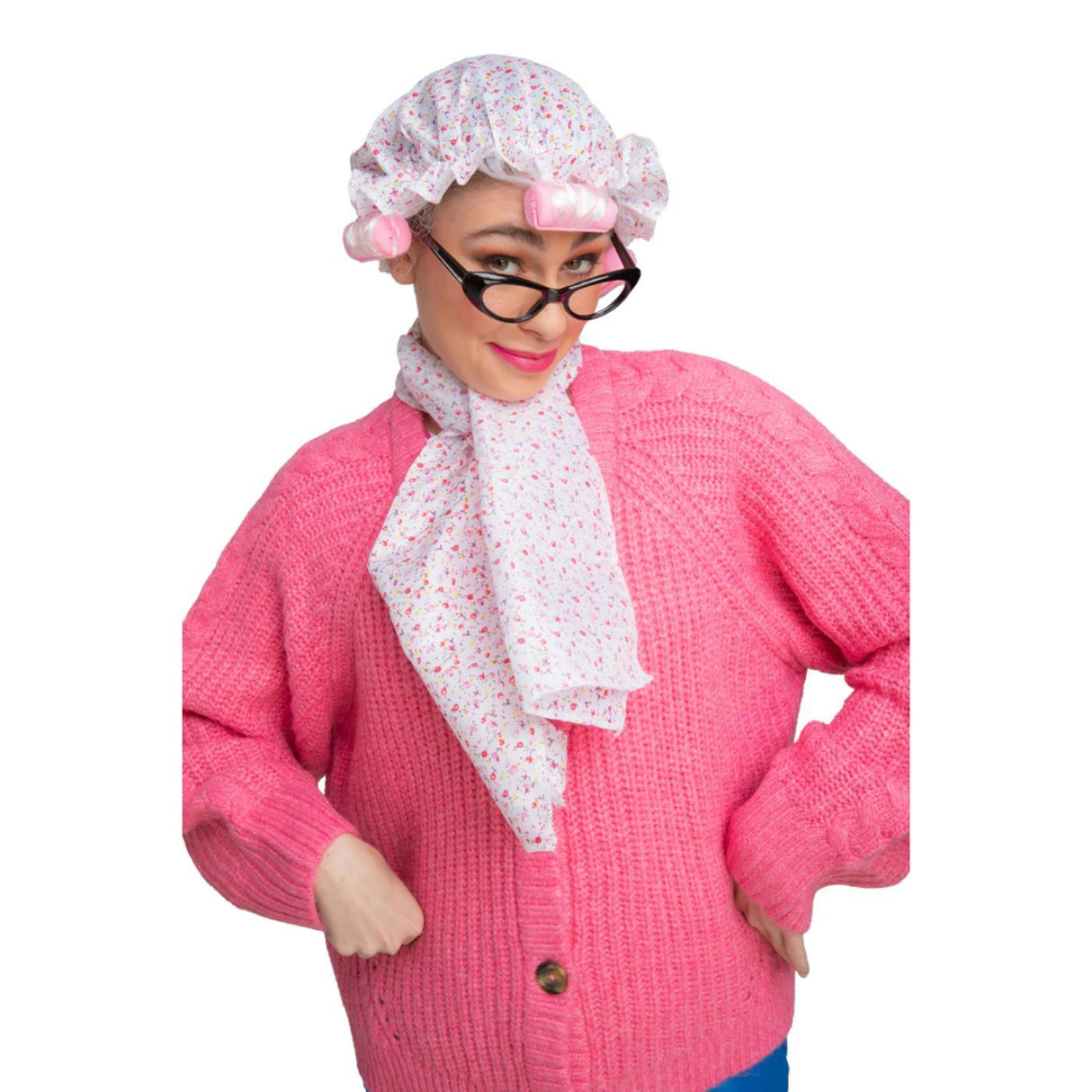 Instant Old Lady Accessory Set - Adult