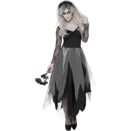 Smiffys - Graveyard Bride Costume - Women - Fancy Dress Central