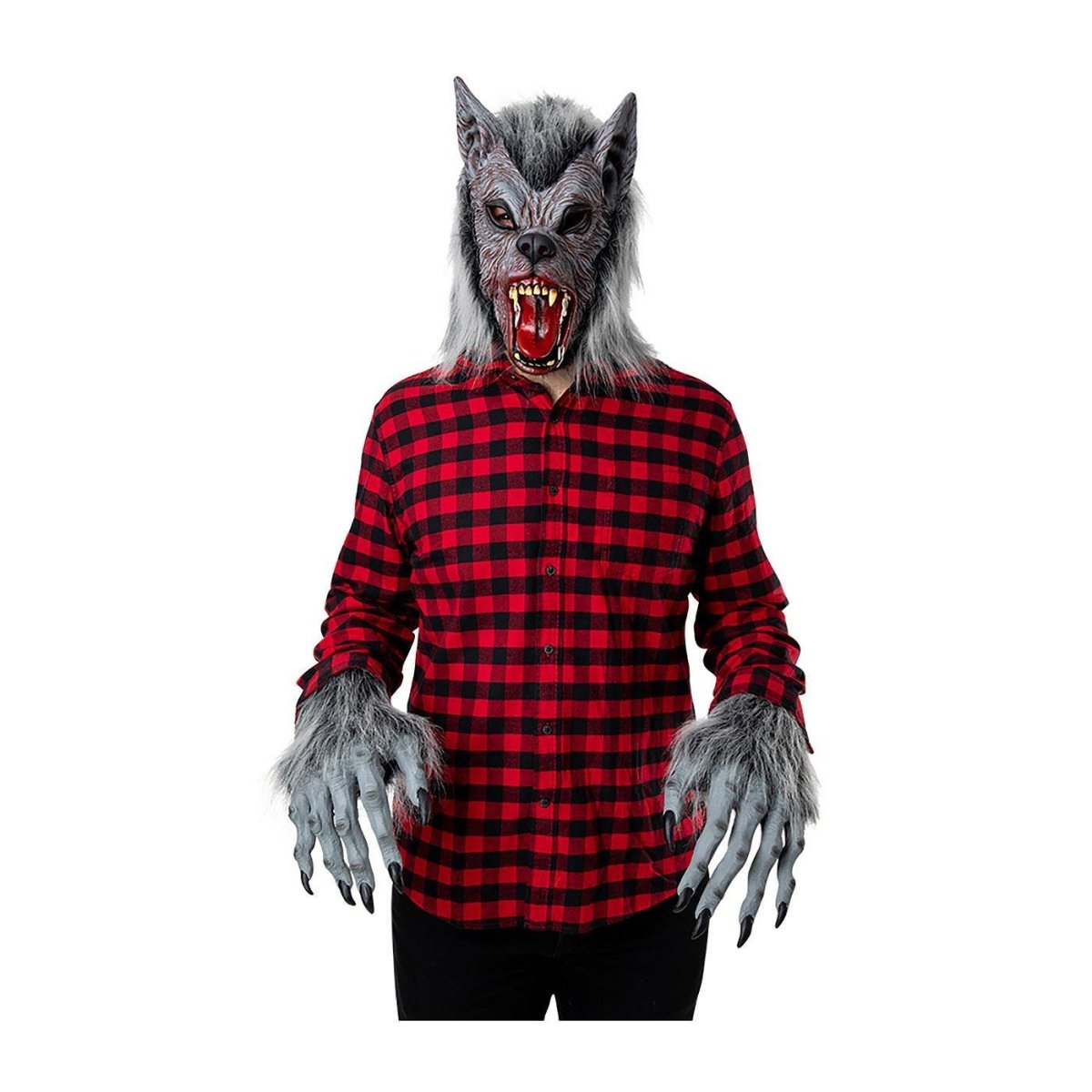 Wicked Costumes - Werewolf Mask & Claw Set - Adult - Fancy Dress Central