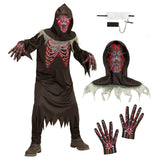 Widmann - Demon Light Up Eyes Costume - Child - Fancy Dress Central