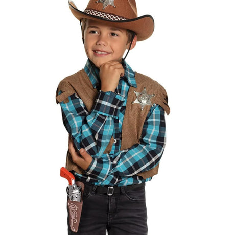 Boland - Cowboy Gun & Holster - Child - Fancy Dress Central