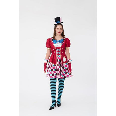Blues Group - Miss Mad Hatter Costume - Womens - Fancy Dress Central