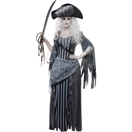 Smiffys - Ghost Ship Princess Costume - Women - Fancy Dress Central