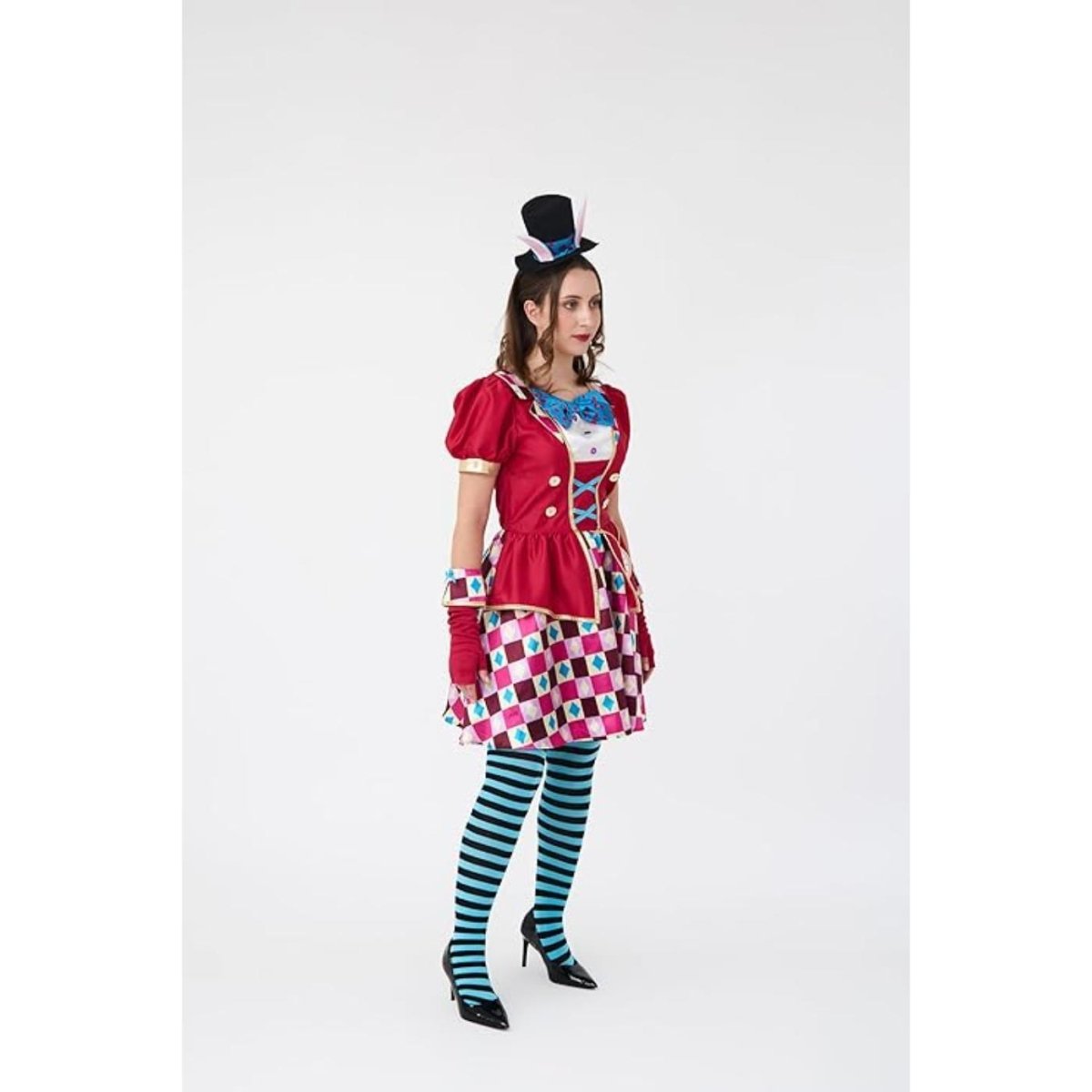 Blues Group - Miss Mad Hatter Costume - Womens - Fancy Dress Central
