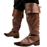 Boland - Boot Covers (Brown) - Adult - Fancy Dress Central