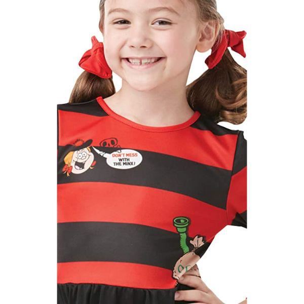 Beano Minnie The Minx Costume Dennis - Girls