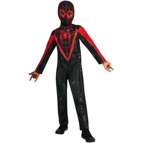 Rubies - Miles Morales Gamerverse Spider-Man Costume - Boys - Fancy Dress Central