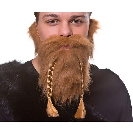 Wicked Costumes - Medieval Viking Beard - Adult - Fancy Dress Central