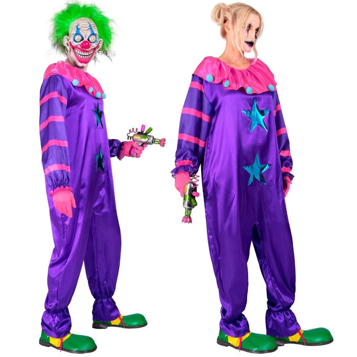 Widmann - Outer Space Horror Clown Costume - Adult - Fancy Dress Central