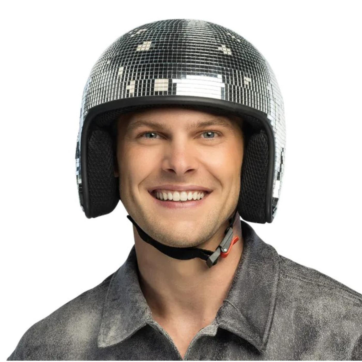 Disco Helmet (Silver) - Adult