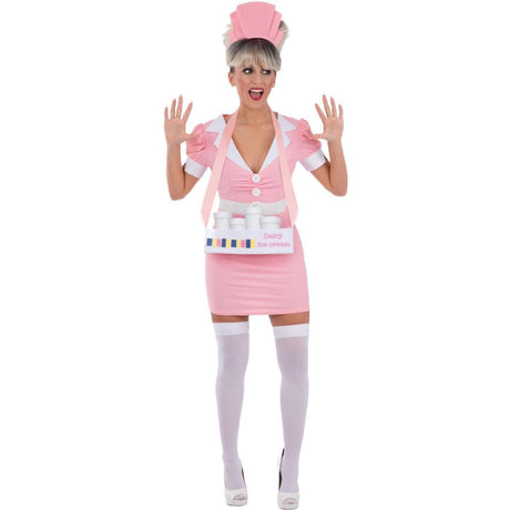 Smiffys - Rocky Horror Show Usherette Costume - Women - Fancy Dress Central