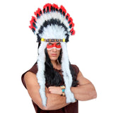 Raging Bull Feather Headdress - Adult