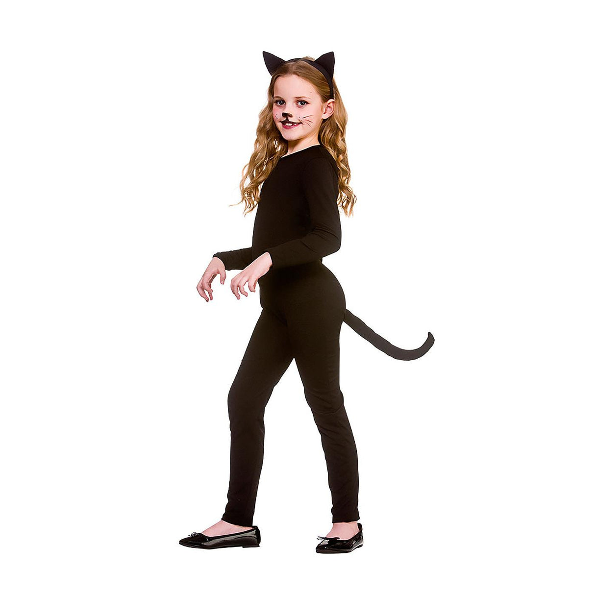 Black Cat Costume - Girls