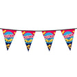 Boland - 6m Disco Fever Triangular Bunting - Fancy Dress Central