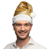 Gold Santa Hat - Adult