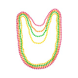 80s Neon Bead Necklace Set - Adult