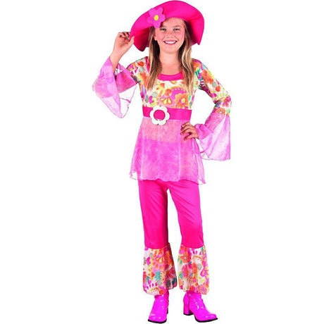 Boland Happy Hippy Diva Girl's Fancy Dress Costume