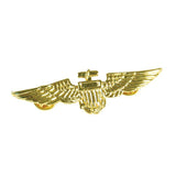 Rubies Masquerade Co. (UK) Ltd - Aviator Pin Badge (Gold) - Adult - Fancy Dress Central