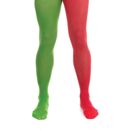 Bristol Novelty Christmas Elf Tights Adult Unisex Fancy Dress Costume Accessory