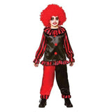 Child Boy's Freaky Evil Clown Halloween Fancy Dress Costume