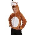 Child Boy's Hooded Fox Fancy Dress Costume