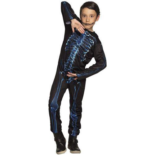 Child Unisex Mr X-Ray Skeleton Fancy Dress Costume Party Outfit