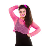 Wicked Costumes - 80s Fishnet Long Sleeved Top - Womens