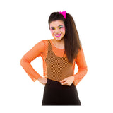 Wicked Costumes - 80s Fishnet Long Sleeved Top - Womens
