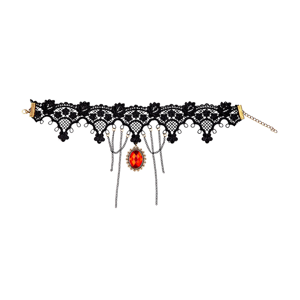 Wicked Costumes - Vampiress Top Hat & Necklace - Adult