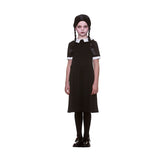 Creepy School Girl Costume with Wig - Girls