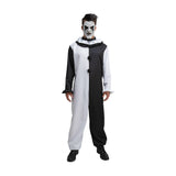 Wicked Costumes - Black & White Clown Costume with Mask - Mens