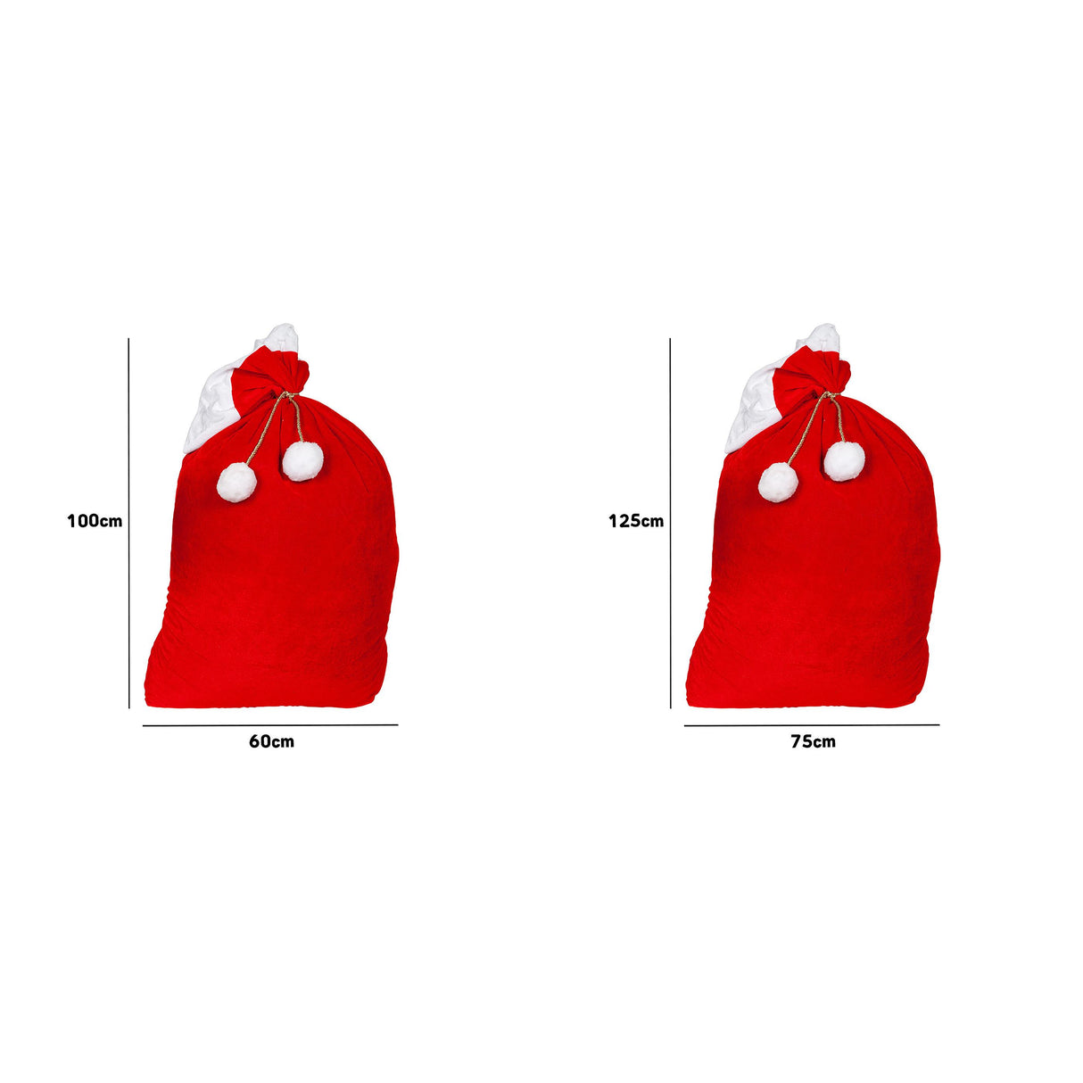 Wicked Costumes - Velvet Santa Sack - Adult