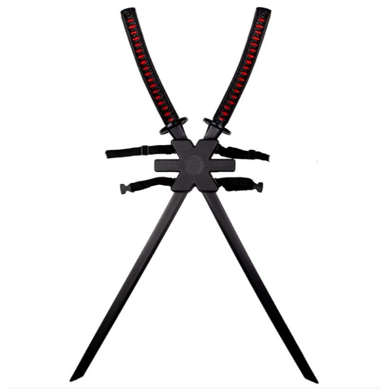 Ninja Backpack & 2 Swords - Wicked Costumes Adult Fancy Dress
